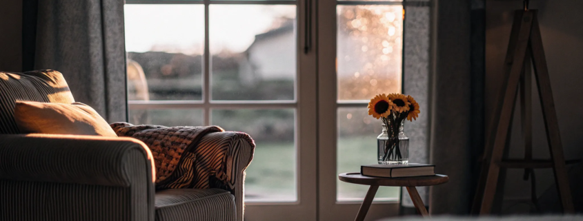 A cozy living room, a home protected from foreclosure by a defense lawyer.