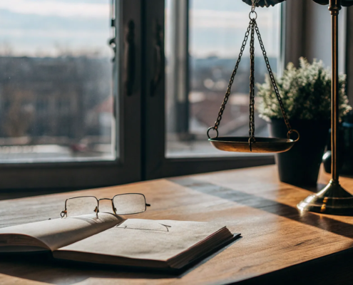 Scales of justice weighing the chances of successfully contesting a trust.